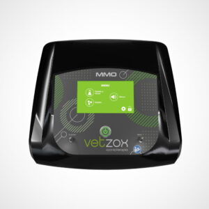 Equipamento gerador de ozônio VETZOX para tratamentos veterinários com display touchscreen